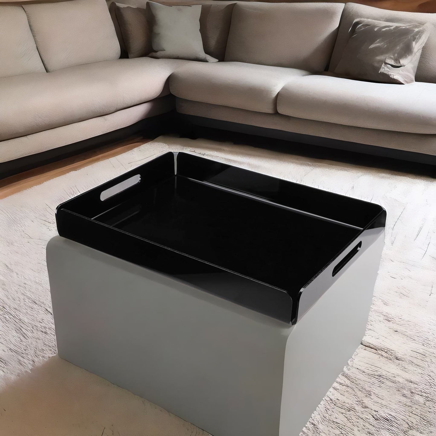 Rectangular Acrylic Tray - 3 Available Colors