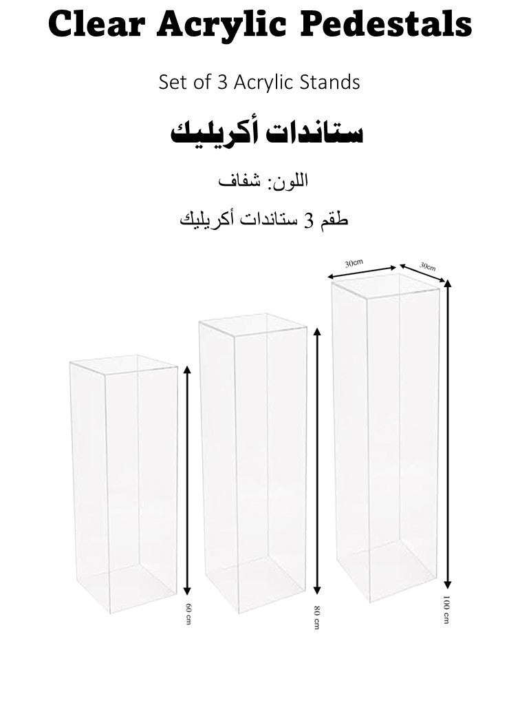 Clear Acrylic Display Stands