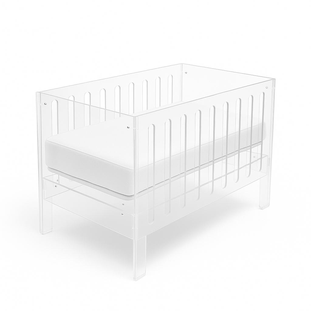 Acrylic Baby Bed Design-1