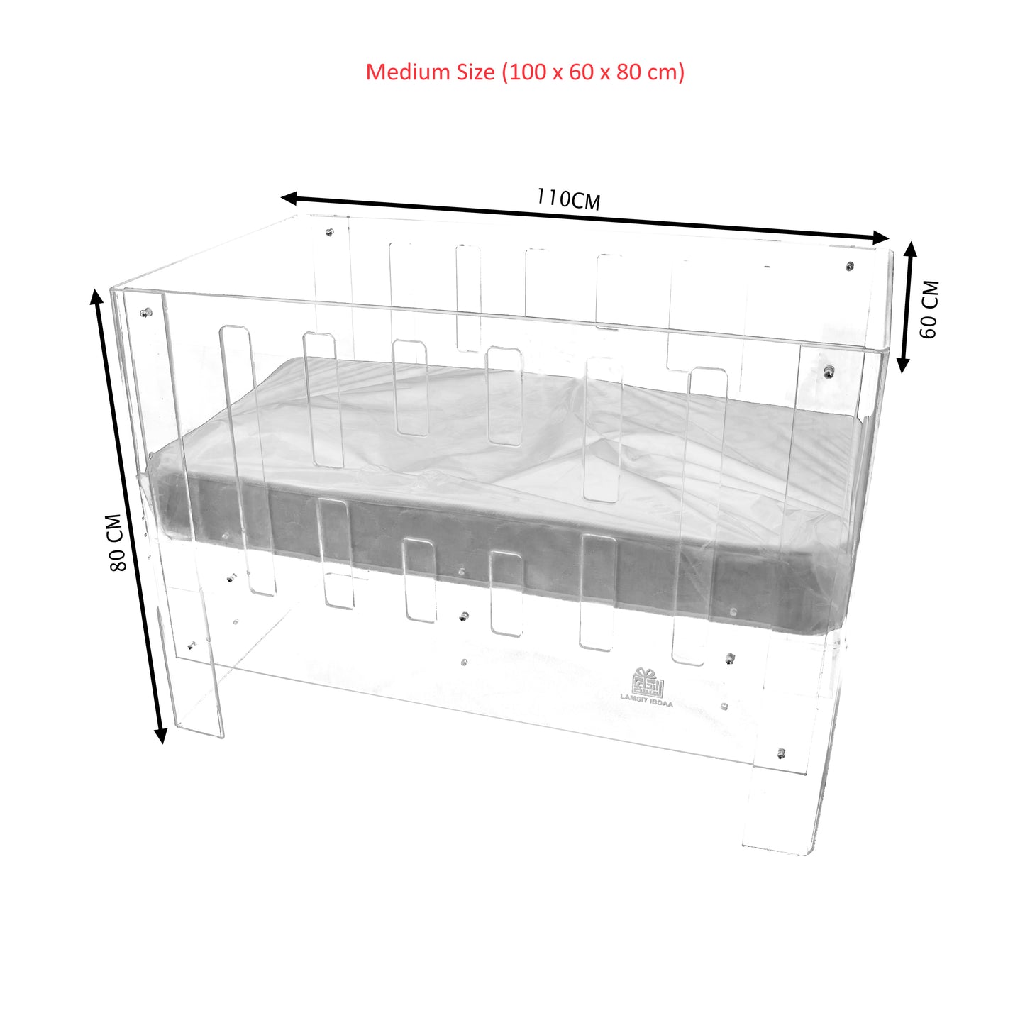 Acrylic Baby Bed Design-1