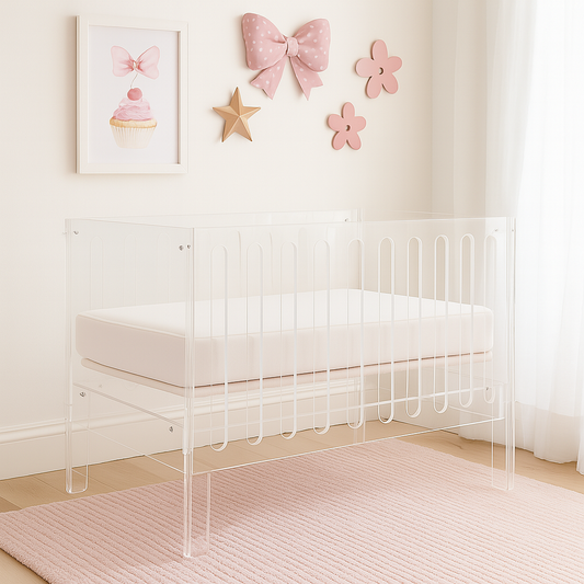 Acrylic Baby Bed Design-1