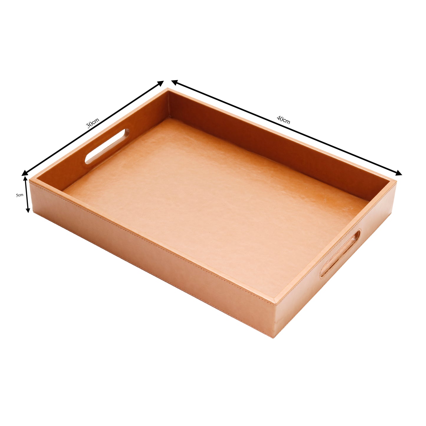 Rectangular Leather Tray - 5 Available Colors