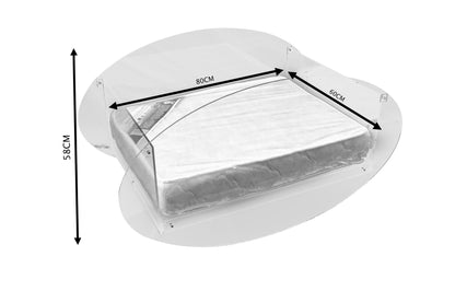 Acrylic Baby Bed Design-2