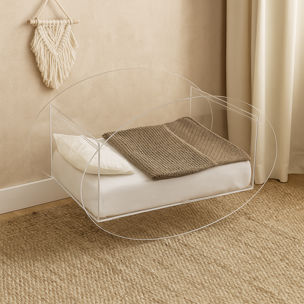 Acrylic Baby Bed Design-2