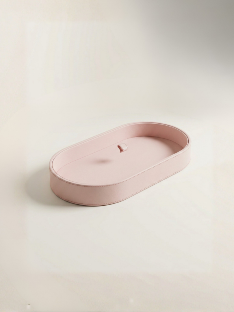 Leather Oval Box