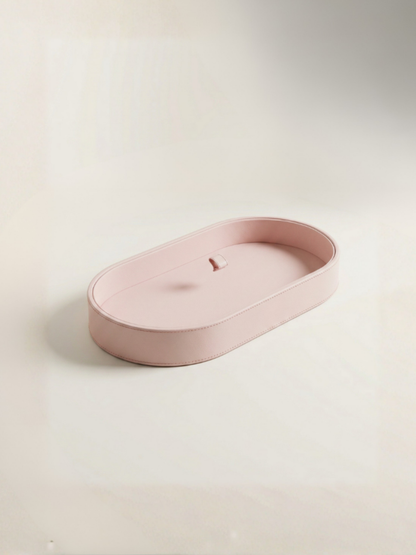 Leather Oval Box