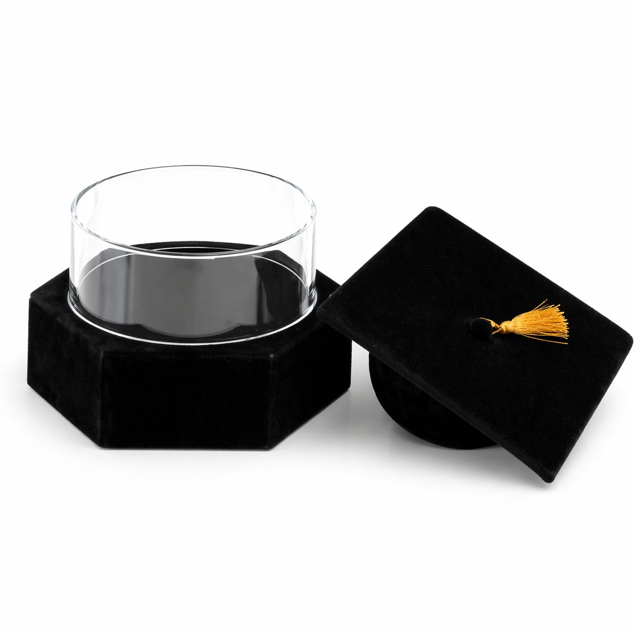 Hexagonal Velvet - Acrylic Box