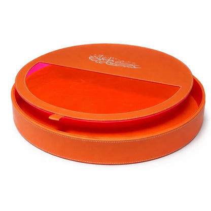 Eid Round Leather Box