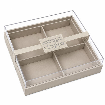 Eid Leather - Acrylic Box - Design 3