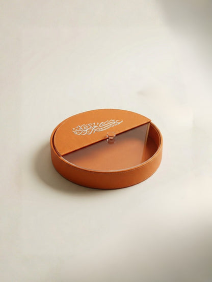 Eid Round Leather Box