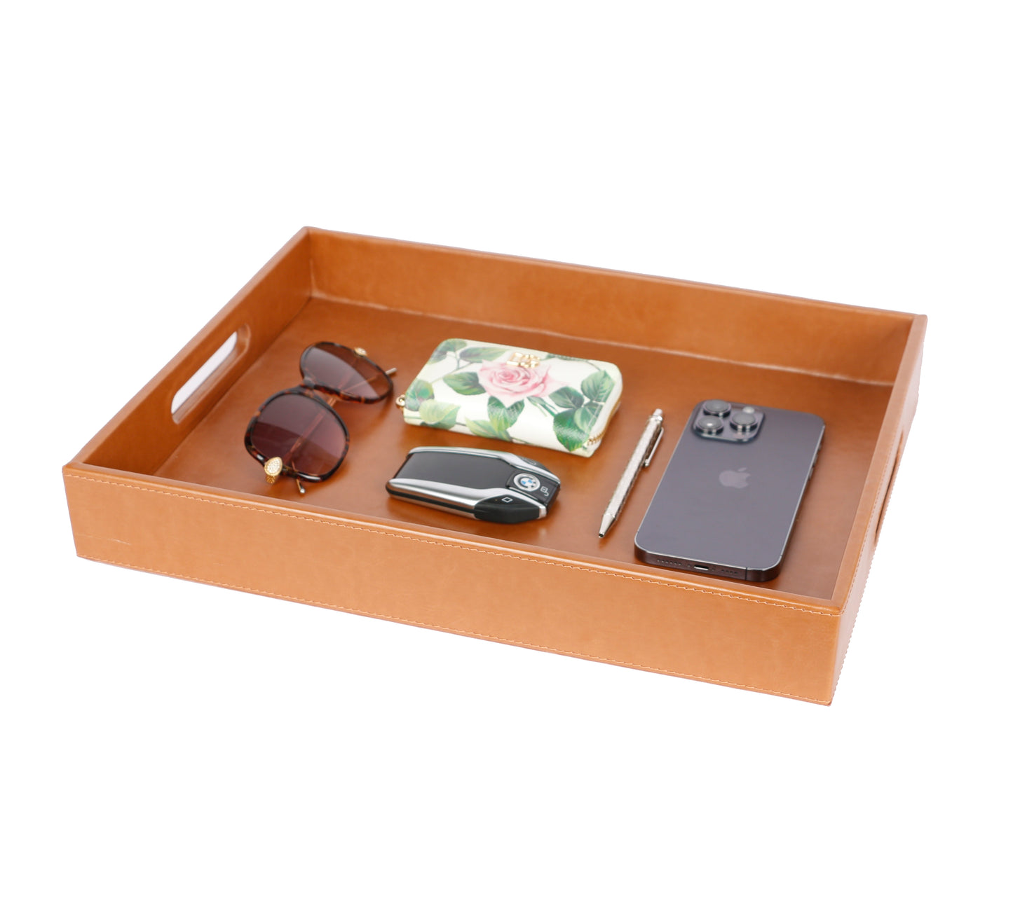 Rectangular Leather Tray - 5 Available Colors