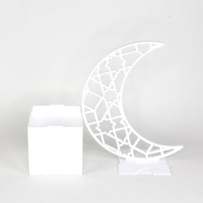 Ramadan Acrylic Crescent Box - Design 4