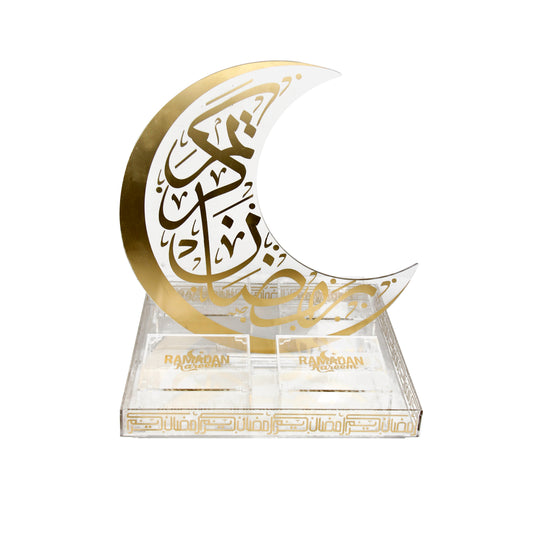 Ramadan Crescent with 4 Boxes
