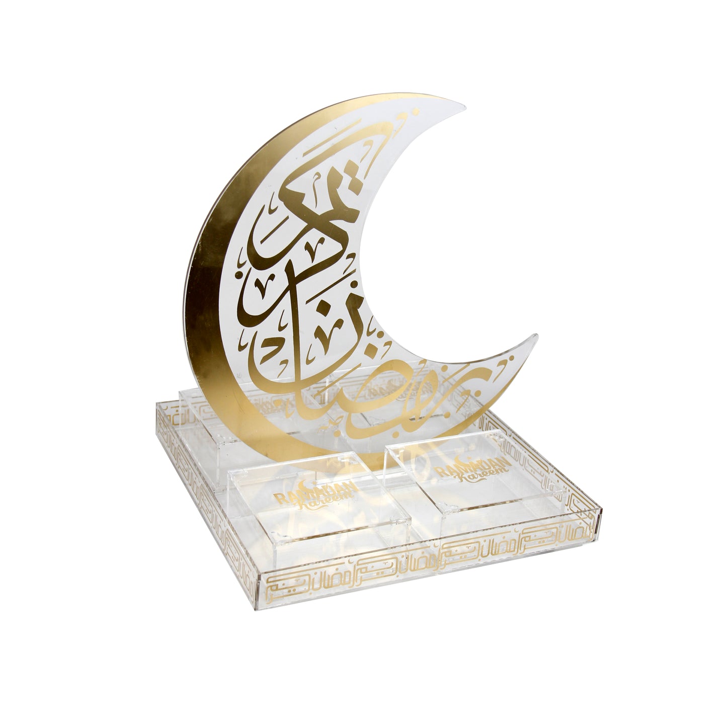 Ramadan Crescent with 4 Boxes