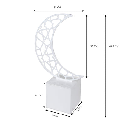 Ramadan Acrylic Crescent Box - Design 4