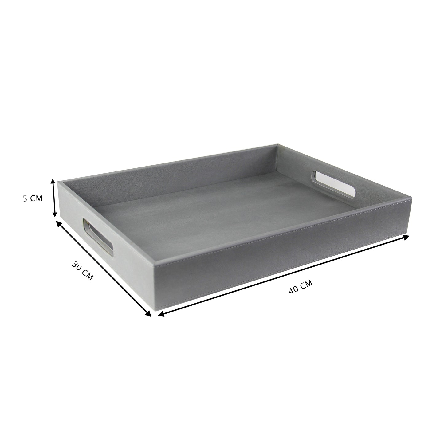 Rectangular Leather Tray - 5 Available Colors