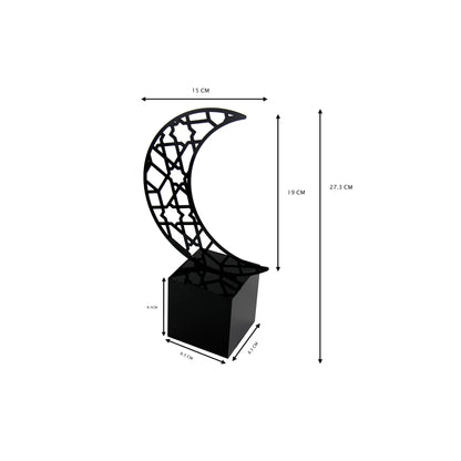 Ramadan Acrylic Crescent Box - Design 4