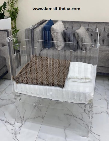 Acrylic Baby Bed Design-1